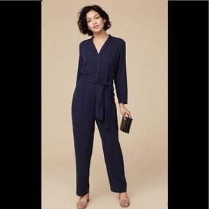 AMOUR VERT cossima navy jumpsuit